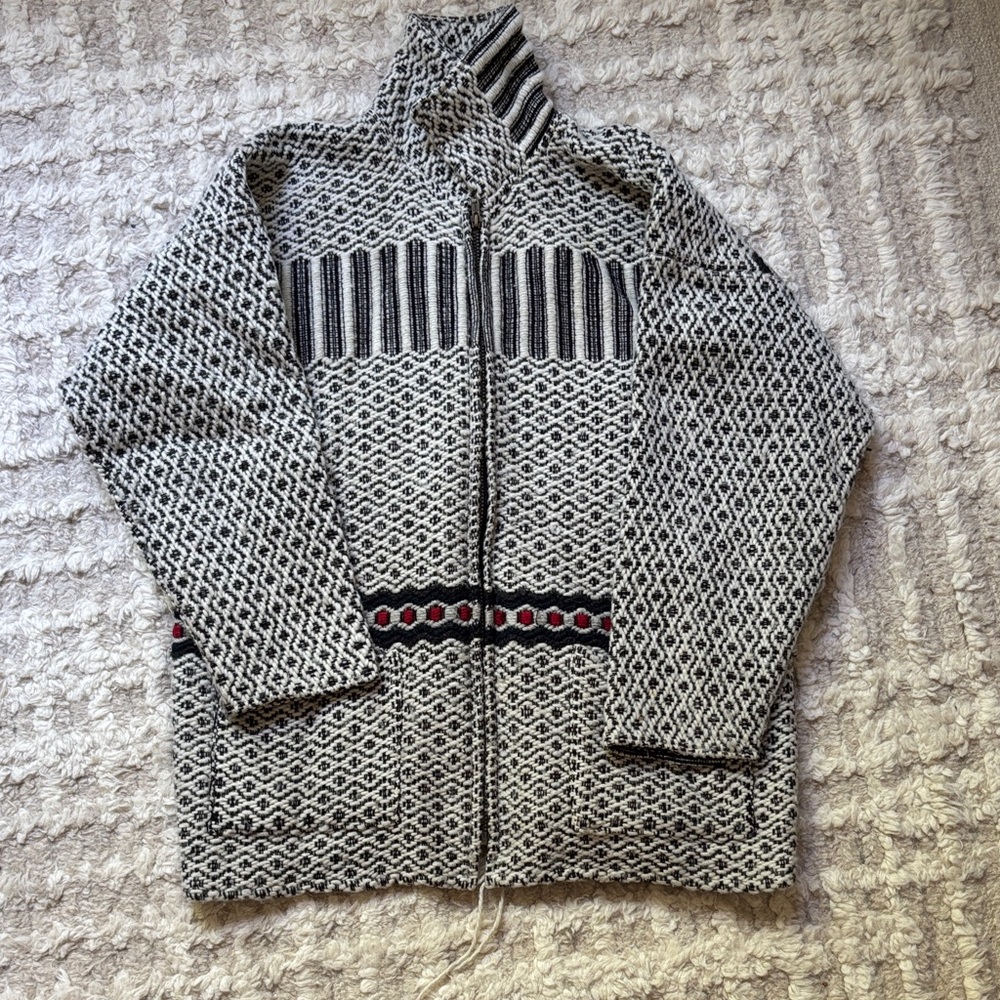 Vintage Unique Woven Sweater XL